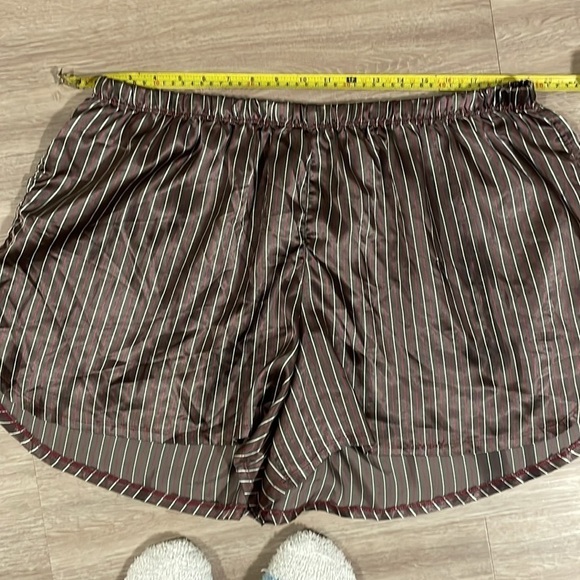 Cacique Women’s Sleep Shorts Size 24 Purple Loungewear Pull On Stretch Waist - Picture 5 of 12